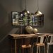 Taklampe Thormann, marmorert mørkeblå – Small