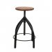 Svingbar pall med tresete fra Trademark Living