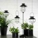 Solcellelampe 22 cm