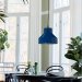 Solo taklampe, blank blå, 26 cm – Pr Home