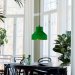 Solo taklampe, blank grønn, 26 cm – Pr Home