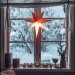 Juledekorasjon: Adventsstjerne, oransje, 1941