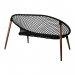Elof-sofa, svart, Affari of Sweden
