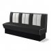 Diner-sittehjørne – retro-sofa 180 cm / stk. (spesial)