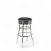 Diner barstol vintage utan rygg svart