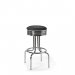 Diner barstol retro utan rygg svart
