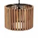 Taklampe «Lameller» i gjenvunnet tre, Small