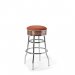 Diner barstol vintage utan rygg terrakotta