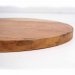 Sandblåst, lett, rund bordplate, Ø 70 cm