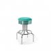 Diner barstol retro 66 cm utan rygg turkos