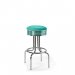 Diner barstol retro utan rygg turkos