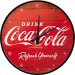 Veggklokke Coca-Cola, rød, 31 cm