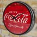 Veggklokke Coca-Cola, rød, 31 cm