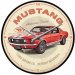 Veggklokke Ford Mustang 31 cm
