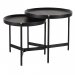 Turin sidebord, 2 sett, svart, Wikholm Form