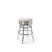 Diner barstol vintage 66 cm utan rygg off white