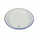 Retro-tallerken Cabanaz 22 cm – Hvit