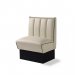 Diner-sittebås – retro-sofa, endeelement 70 cm