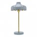 Wells bordlampe Blå/gull 50 cm - Pr Home