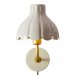 Wells vegglampe, beige/gull, 21 cm – Pr Home