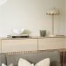 Wells bordlampe, beige/gull, 50 cm – Pr Home
