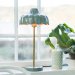 Wells bordlampe Grønn/gull 50 cm - Pr Home