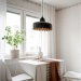 Wells taklampe, svart/gull, 43 cm – Pr Home