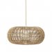 Zuri taklampe, håndflettet naturrotting, 51 cm – Pr Home