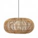 Zuri utendørs taklampe, håndflettet naturrotting, 61 cm – Pr Home