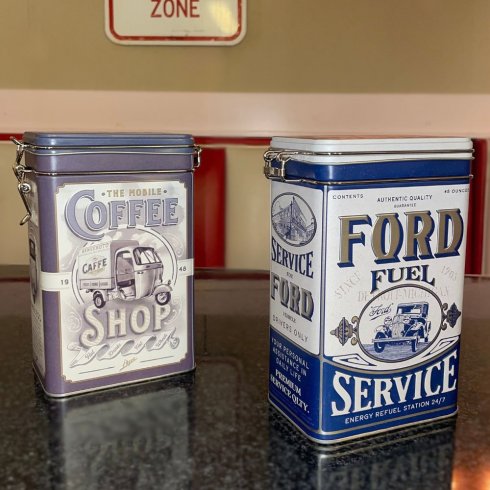 Kaffeboks «Ford Fuel» med trykklokk
