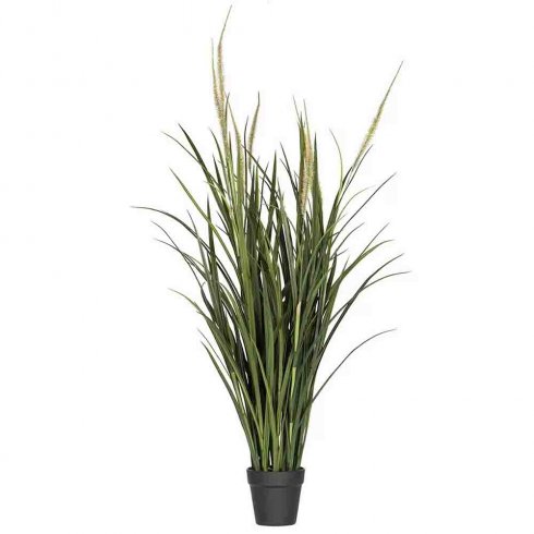 Dunbørstegress, kunstig plante, 122 cm