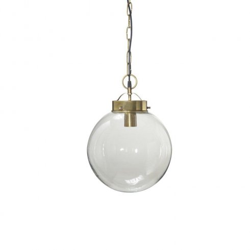 Normandy hengende taklampe – antikmessing