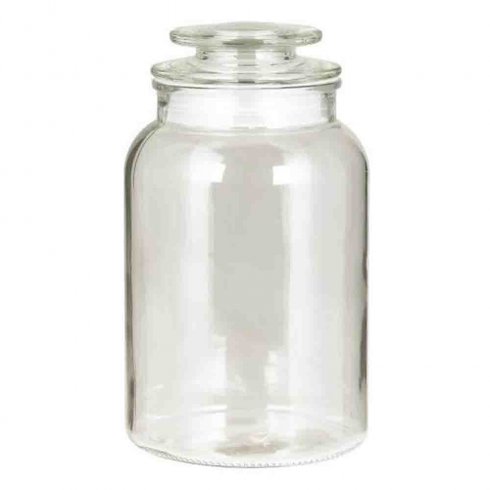 Glasskrukke med glasslokk, 1500 ml