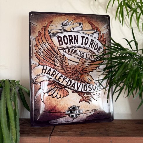 Metallskilt Harley Davidson 30 x 40 cm