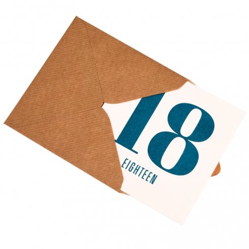 Kort til 18-årsdagen