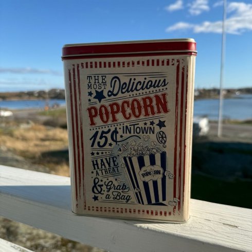 Popcorn-blikkboks, 3 liter