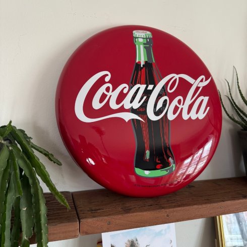 Coca-Cola-plateskilt, Ø 41 cm