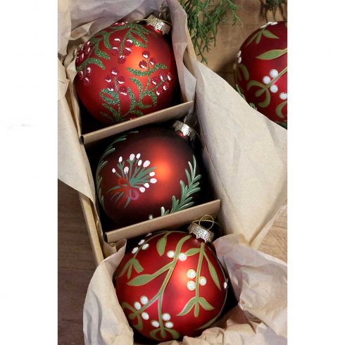 Julekuler, Mix 3 sett, Cherry