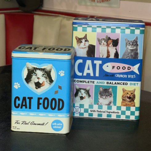 Kattematboks – turkis, 3 liter