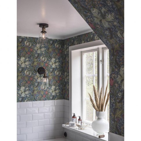 Vegglampe LAMBDA Svart & Messing - Pr Home
