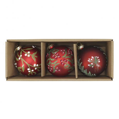 Julekuler, Mix 3 sett, Cherry