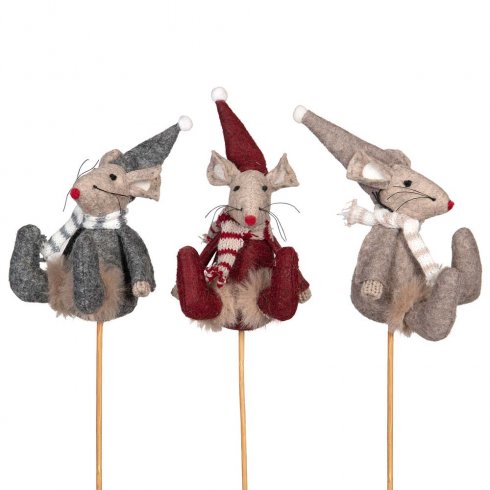 Mustrio Sittende Stick Mix 9 cm
