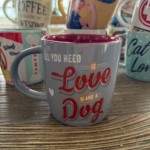 Retrokrus med hundehjerter
