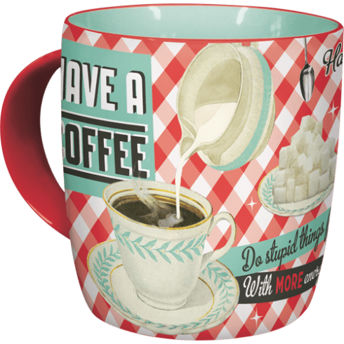 Retromugg – ta deg en kaffe