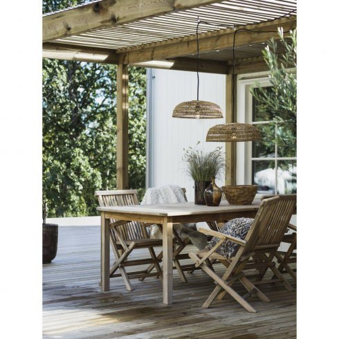 Denise taklampe, rotting/natur, utendørs – Pr Home