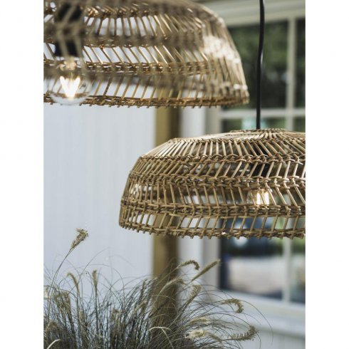 Denise taklampe, rotting/natur, utendørs – Pr Home
