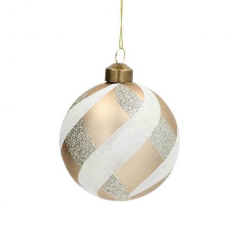 Julekuler, 4-pakning, Celyn, 8 cm