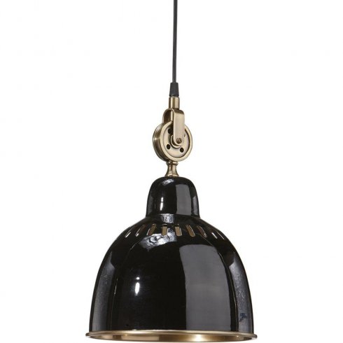 Cleveland taklampa 23 cm svart