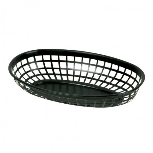 Serveringskurv, svart (dinerbasket)