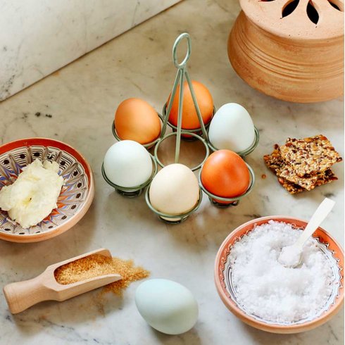 Eggholder til 6 egg, grønn